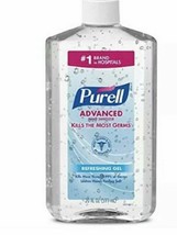 Purell Advanced Refreshing Hand Sanitizer Gel-1ea 20oz Blt-Brand New-SHIPS N 24H - £6.92 GBP
