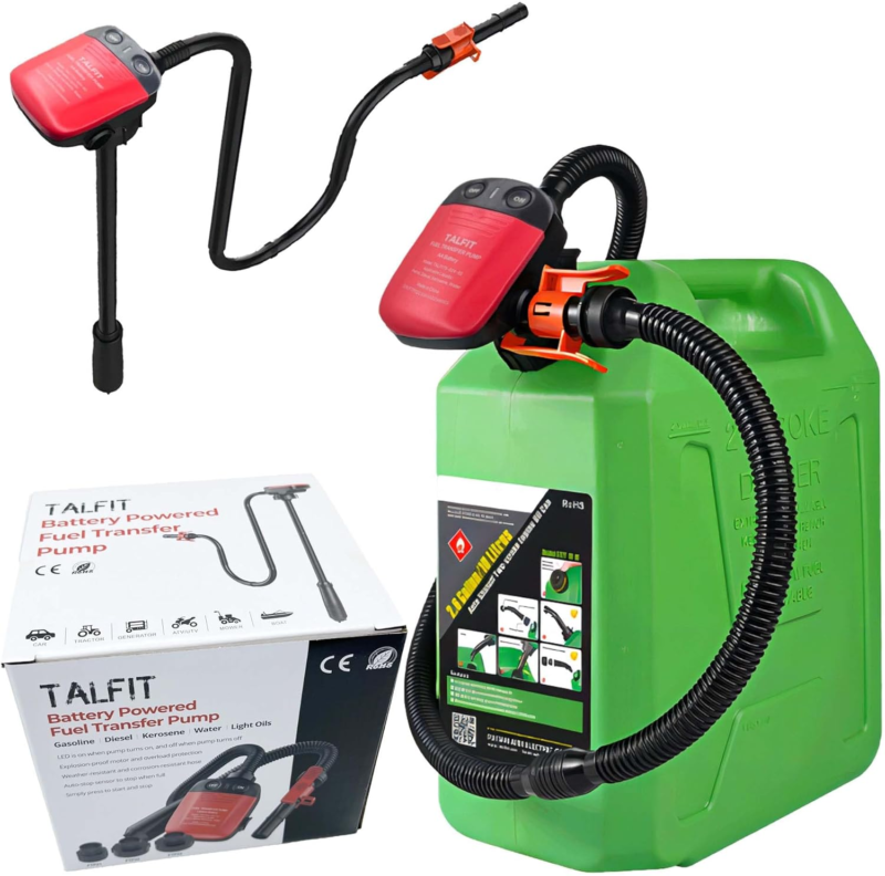 Automatic Fuel Transfer Pump with Auto Shut-Off to Prevent Overfilling (... - $114.03