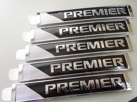 Set of 5 OEM 2016-2018 GM Chevy Sign Premier Emblems Decals Nameplates  - £48.06 GBP