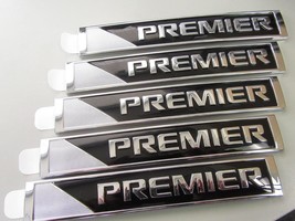 Set of 5 OEM 2016-2018 GM Chevy Sign Premier Emblems Decals Nameplates  - £47.54 GBP