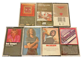 Cassette Tapes 7 Classic Rock Beatles Fogelberg Steppenwolf CSN Rod Stewart - £13.87 GBP