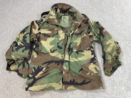 Vintage US Army M65 Field Jacket Mens Small X-Short Military Coat 80s Camo - $29.69