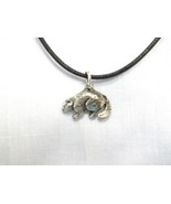 BEAVER OUTDOORS RIVER WILDLIFE ANIMAL FULL BODY PEWTER PENDANT ADJ CORD ... - $19.64 CAD