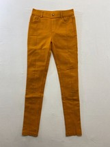 Amaryllis Women&#39;s Stretch Pull On Pants Size Small Gold Cotton Blend - $7.92