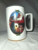 Coca Cola FOR SANTA White Gold 1996 Collector&#39;s Edition Santa Mug Tankar... - £10.21 GBP