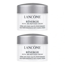 LOT OF 2 - Lancome Renergie HPN 300 Peptide Cream, Travel/Mini Size 5ml - $12.99