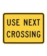 Use Next Crossing Railroad Railway Train Sticker Decal R7308 - $2.70+