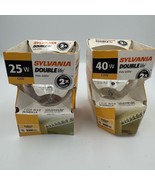 Sylvania Double Life 25W 120V Clear Indoor Globe Light Bulb G25 3000 Hou... - $14.01