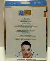 New Global Beauty RETINOL Anti Aging Serum Soothing 15 minute Spa Treatment Mask - £10.50 GBP