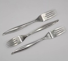 Oneida Oneidacraft Deluxe Stainless Textura Dinner Fork - Set of 3 - £7.66 GBP