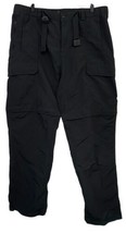 The North Face L Black Hiking Outdoor Pants Zip Off Shorts Convertible 3... - $29.69