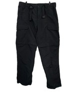 The North Face L Black Hiking Outdoor Pants Zip Off Shorts Convertible 3... - $29.69