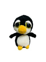 Aurora Paddle Penguin 8&quot; Plush Soft Toy Stuffed Animal Bird Yellow Black White - £9.64 GBP