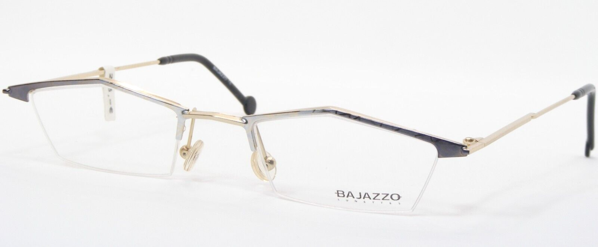 Vintage BAJAZZO IMPULSE 02 Ff Argent/Or Lunettes Monture 49-22-145mm - $76.44