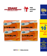 4 Boxes X 50&#39;S Livolin Forte Liver Cleanse Detox Vitamin Supplement FREE... - $1,796.56 MXN