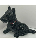 Heavy vintage Scottish terrier black dog from Estate sale unknown maker - £29.41 GBP