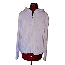 Hanna Andersson Hoodie Sweater Lavender Women Size XS Full Zip Cotton - $28.72