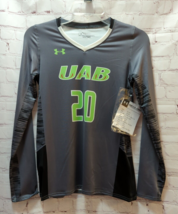 Under Armour girls L large UAB 20 volleyball heat gear stretch Long slee... - $15.42