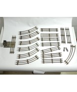 vintage Marx Train Track 3 Rail O27 O-27 Gauge 8 Curved 9 Straights 1 un... - $40.43 CAD