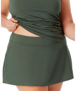 Anne Cole Womens Activewear Plus Size Swim Skirt,Island Green,18W - £37.68 GBP