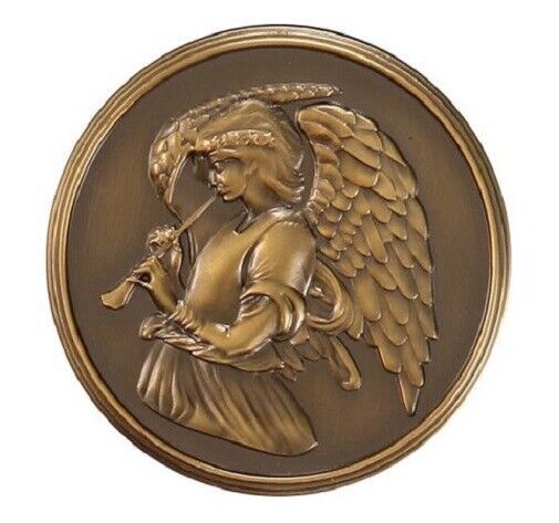 Primary image for Howard Miller 800-164 (800164) 3 Inch Angel Medallion for Cremation Chest