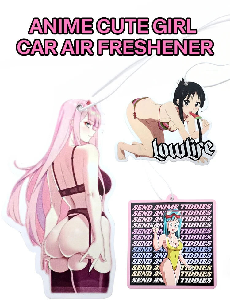 Hot Sale Jdm Anime High Quality Cute Sex Girl Car Air Freshener Fresher Auto - £8.33 GBP+