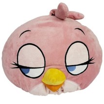 Angry Birds Stella Pink Plush Girl Bird Blue Eyes Stuffed Pillow 12&quot;   - £16.77 GBP