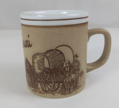 Vintage Missouri  The Oregon Trail Coffee Imprinted Souvenir Coffee Cup Mug - $14.84