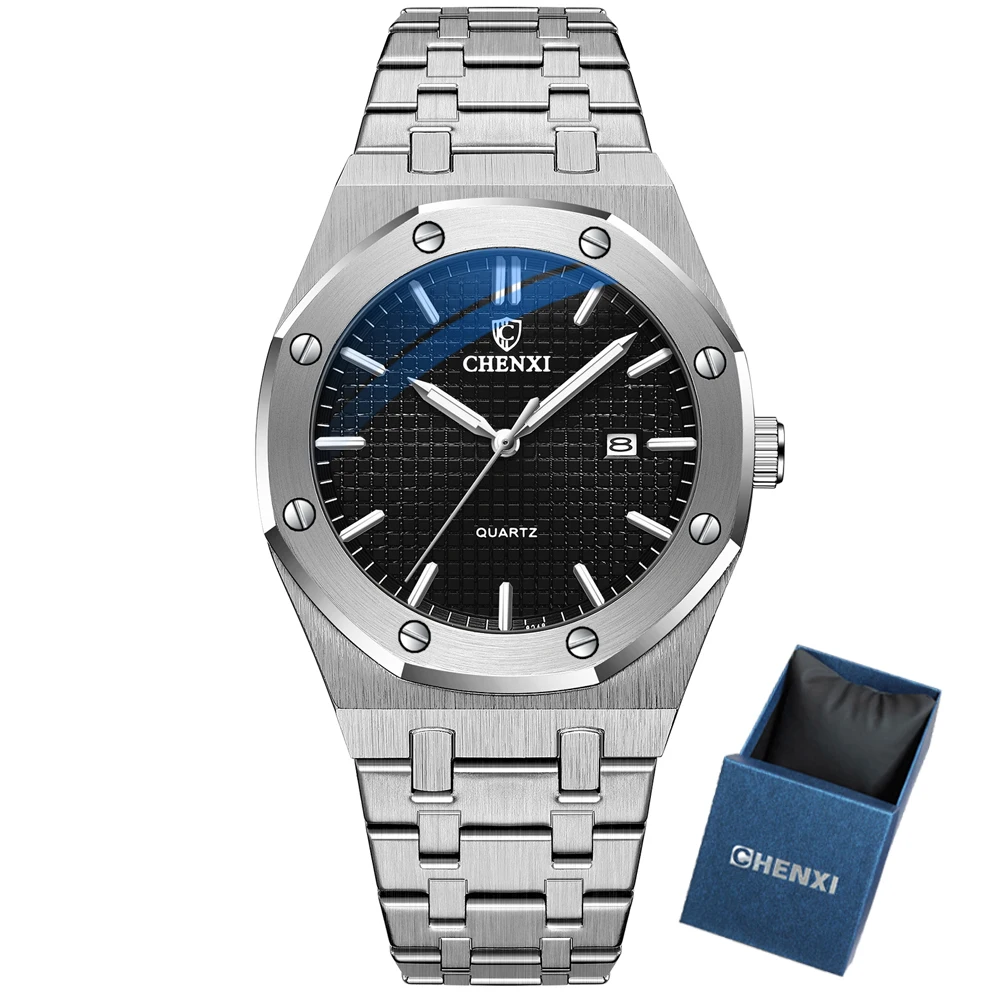 Men&#39;s Watches Luxury Brand Automatic Date Clock Waterproof Luminous Men ... - $37.36