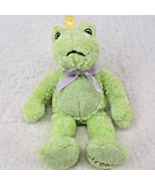 Wendy Bellissimo Frog Prince Sir Leapsalot Plush 8&quot; Green Crown Dream LE... - £8.82 GBP