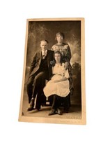 Rppc Dorman Bros. Family Portrait Photo Real Photo Postcard Old Vtg B&amp;W Unposted - £43.44 GBP