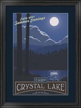Camp Crystal Lake Framed Art Print by Steve Thomas - £190.35 GBP+