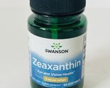 Swanson Zeaxanthin 4 mg - Eye &amp; Vision Health - 60 Softgels - Exp 07/2025 - £10.02 GBP