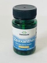 Swanson Zeaxanthin 4 mg - Eye & Vision Health - 60 Softgels - Exp 07/2025 - $12.77