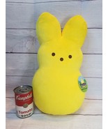 Easter Peeps Plush Yellow 15 inch Stuffed Animal Toy 2015 Bean Bottom wi... - £19.71 GBP