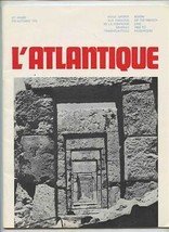 1972 The French Line L&#39;Antlantique Magazine SS France De Grasse Parfums - £22.15 GBP