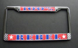 Rebel 100% Chrome Plated License Plate Frame 6 X 12 Inches - $11.38