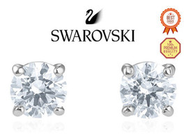 [Swarovski] Attract White Rodium Earring 5509937 - £94.32 GBP