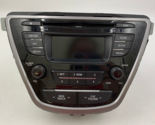 2013 Hyundai Elantra AM FM CD Player Radio Receiver OEM D02B39020 - £97.11 GBP