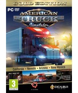 American Truck Simulator Gold PC DVD NEW! - $33.65