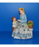 Figurines/Trinkets-Vintage Schmid 1992 Tender Mother &amp; Child Music Box - $679.04 MXN