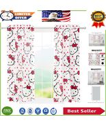 Enchanted Hello Kitty Microfiber Curtains for Kids, 41&quot; x 63&quot; Decorative... - $54.54 CAD