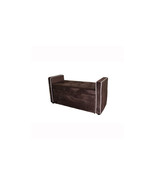 Ore Furniture 22 in. Brown Suede Shoe Storage Bench - $2,539.19 MXN