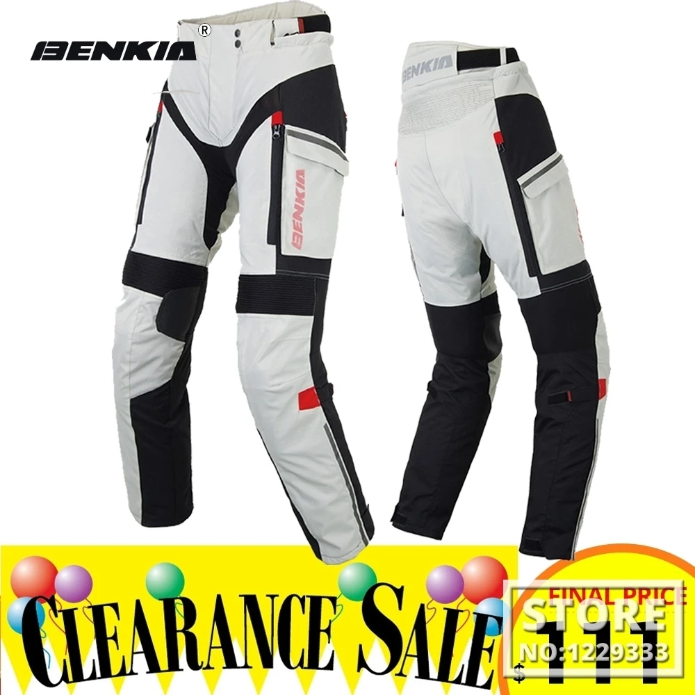 Clearance! Winter Motorcycle Pants Men&#39;s Motorcycle Racing Riding Moto P... - £93.75 GBP