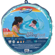 SwimWays Sun Canopy Baby Spring Swimming Pool Float Shark Design - Ages ... - £16.01 GBP