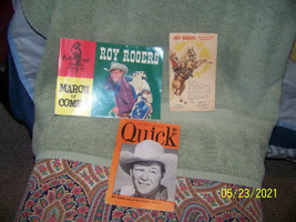 lot of {3} vintage 50&#39;s  celebrity  advertisement memorbilia{  roy rogers} - £16.28 GBP