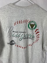 Vintage Kane County Cougars T Shirt Minor League Baseball Team Logo Mens... - £19.65 GBP