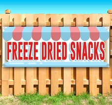 Freeze Dried Snack Banner Advertising Vinyl Flag Sign Many Sizes Food, Sweets - $20.64+