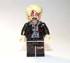Minifigure Businessman blond Zombie Horror Movie Custom Toy - £4.15 GBP