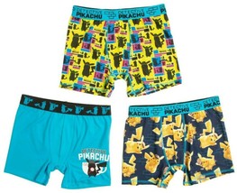 Pokemon Boy&#39;s Athletic Boxer Briefs Underoos SMALL (6) Mesh Fabric 3 Pack NEW - £13.10 GBP